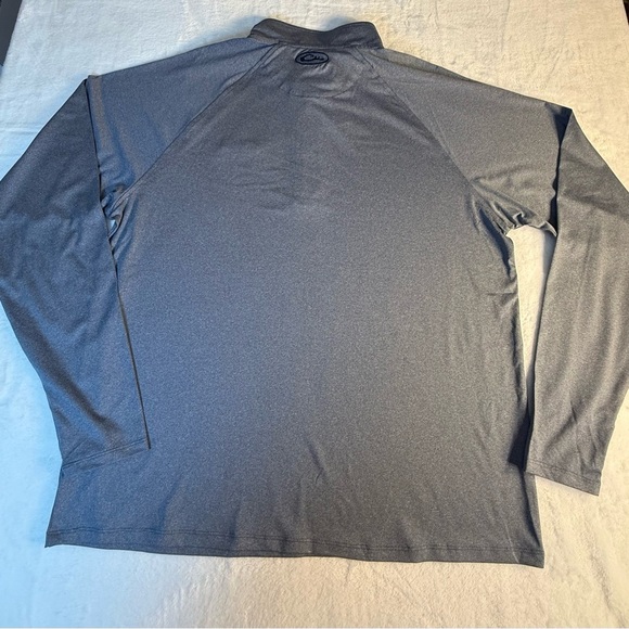 NWT Drake Men's Lightweight Blue Quarter-Zip Pullover - Picture 2 of 10